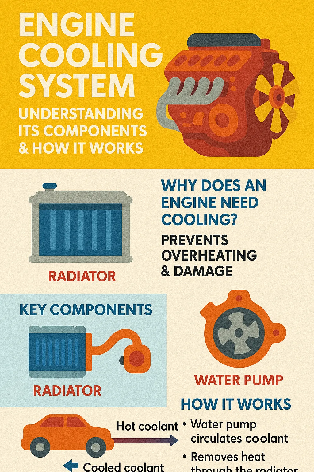 Engine Cooling System: Understanding Its Components & How It Works